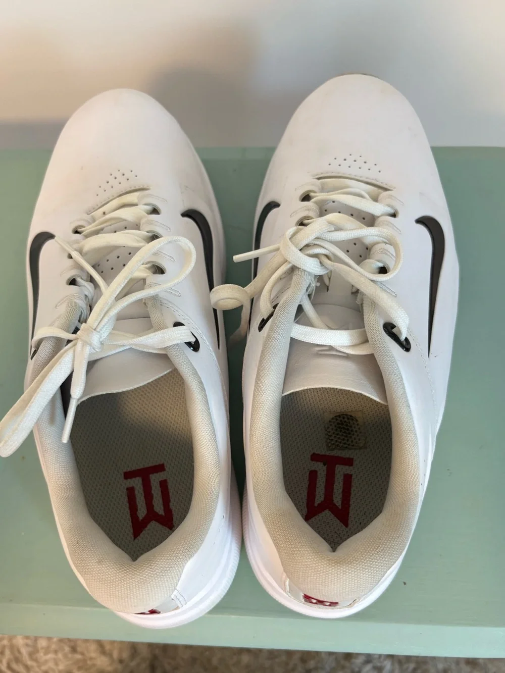 Nike Air Zoom Tiger Woods ‘20 edition White Golf Shoes, size 7, EUC, hard 2 find